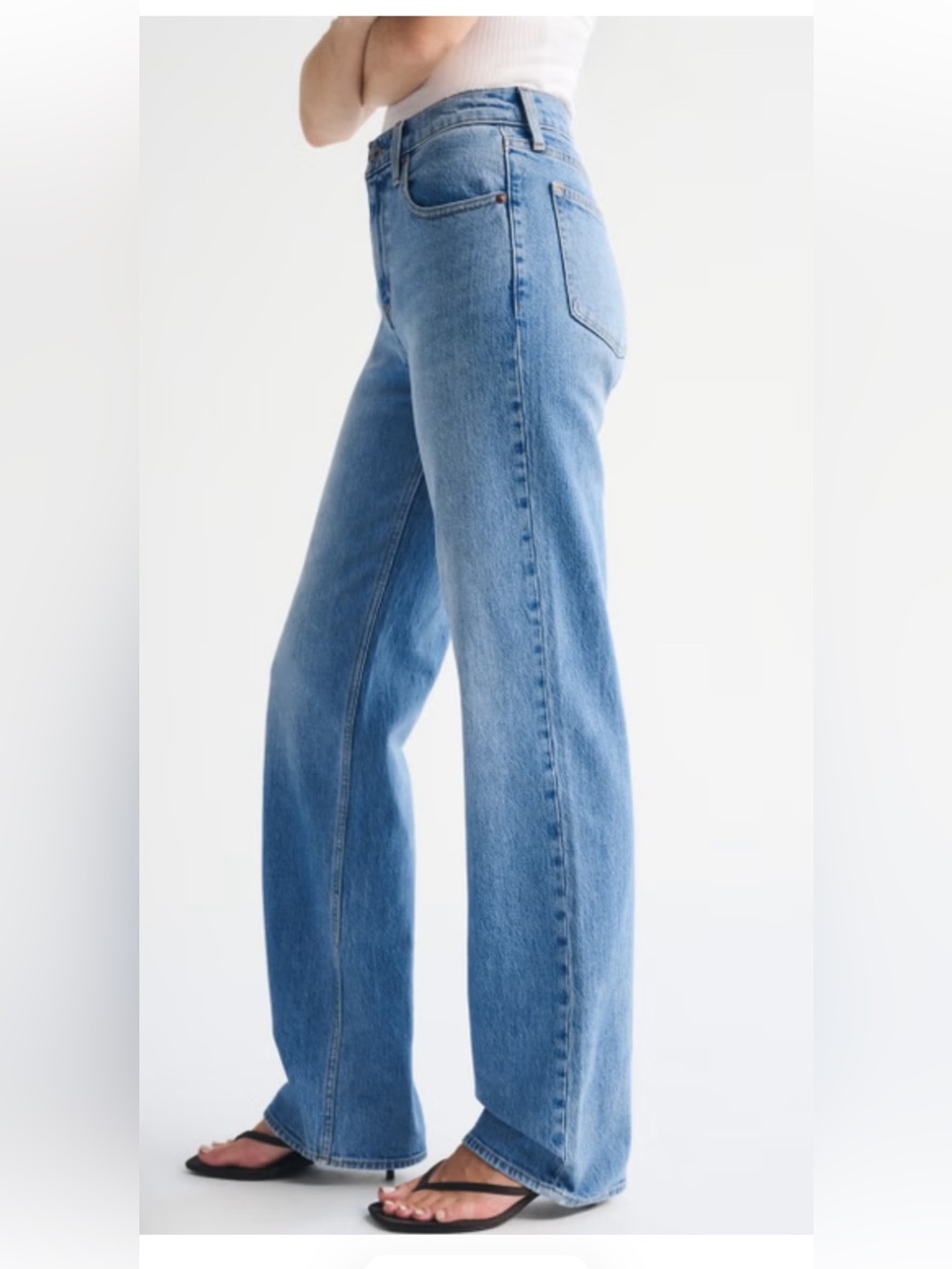 Abercrombie the 90s relaxed jeans high rise